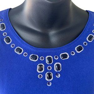 🌸6/$20🌸 Beaded Scoop Neck Shortsleeve T-Shirt